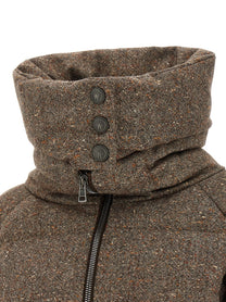 Moncler Grenoble Gelise Brown Down Jacket Brown, view 6