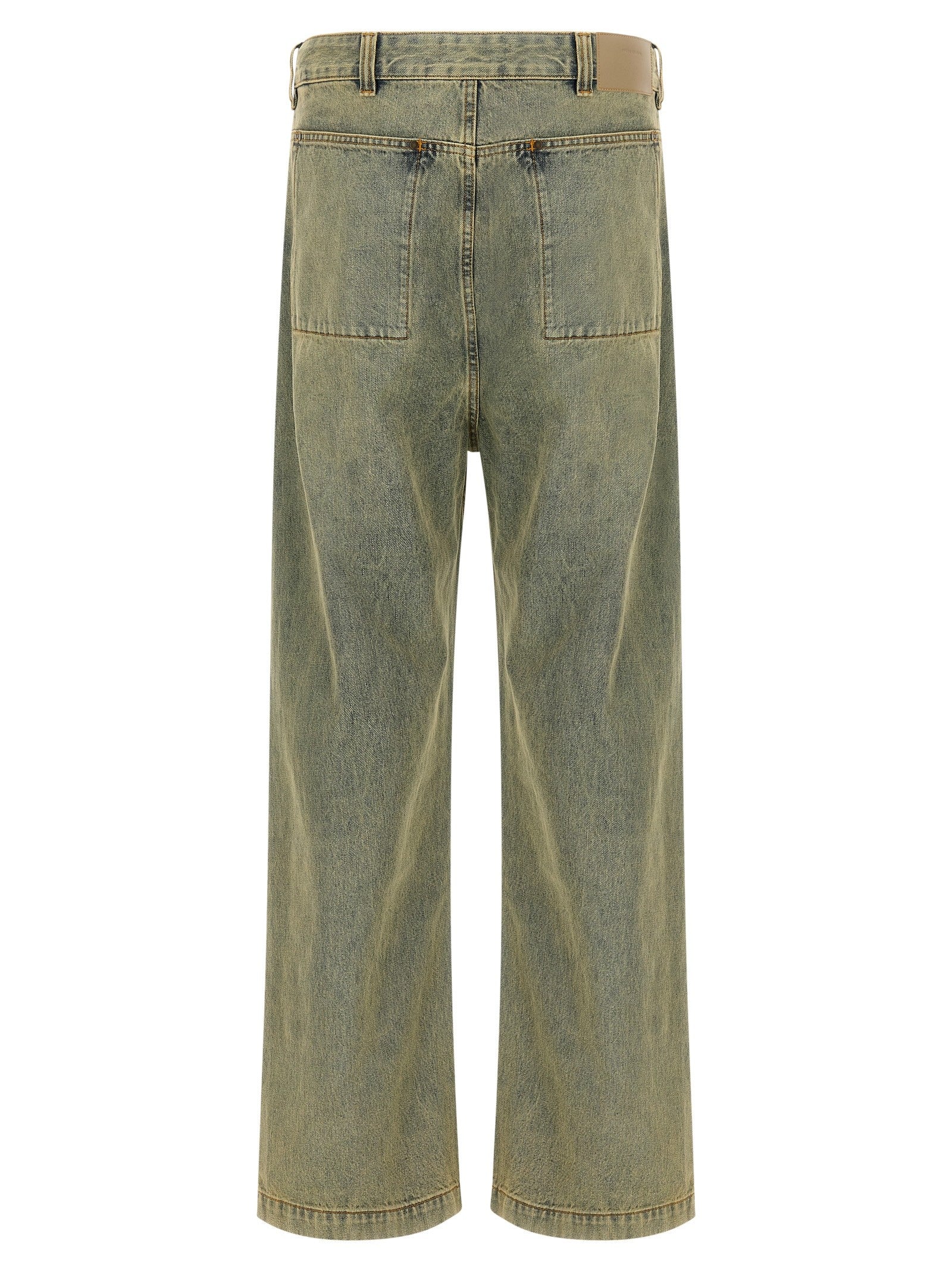 Entire Studios Gem Surface Wave Jeans Yellow