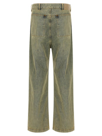 Entire Studios Gem Surface Wave Jeans Yellow