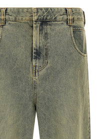 Entire Studios Gem Surface Wave Jeans Yellow