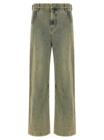 Entire Studios Gem Surface Wave Jeans Yellow