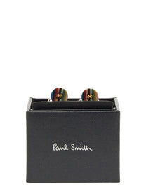 Paul Smith Men's Gemelli Button Stripe Multicolor