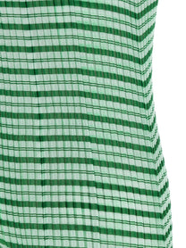 ISSEY MIYAKE Generic Stripes (machine Pleats) Dress Green