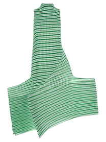 ISSEY MIYAKE Generic Stripes (machine Pleats) Dress Green
