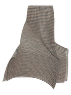ISSEY MIYAKE Generic Stripes (machine Pleats) Skirt Brown, view 2