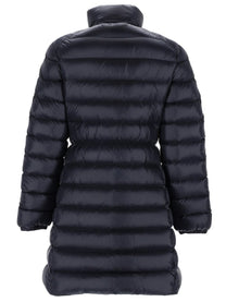 Moncler Women's Genet Long Down Jacket Blue