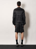 Moncler + Rick Owens Men's Geocamo Flight Down Jacket Black, view 3