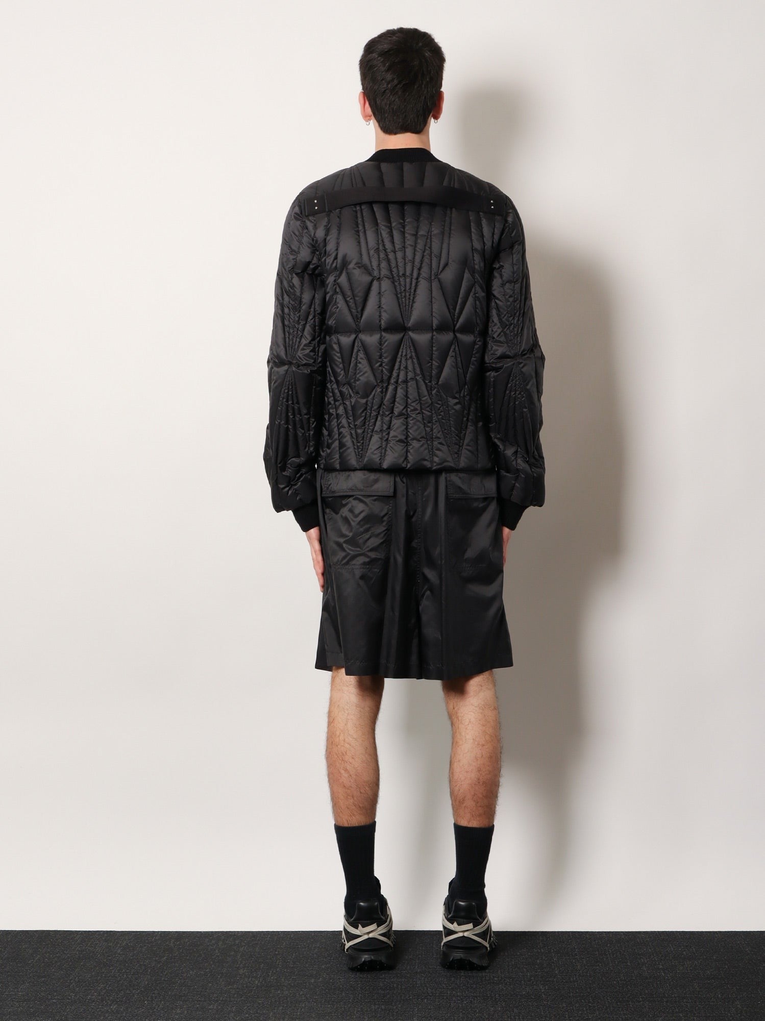 Moncler + Rick Owens Men's Geocamo Flight Down Jacket Black