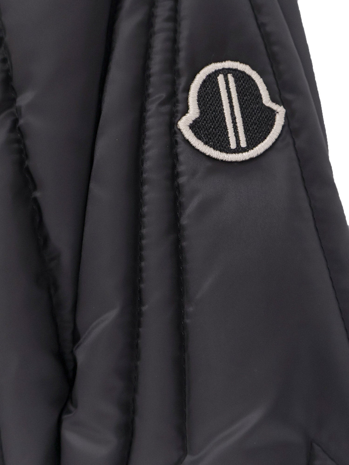 Moncler + Rick Owens Men's Geocamo Flight Down Jacket Black, view 5