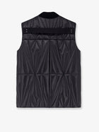 Moncler + Rick Owens Men's Geocamo Flight Leather Vest Black