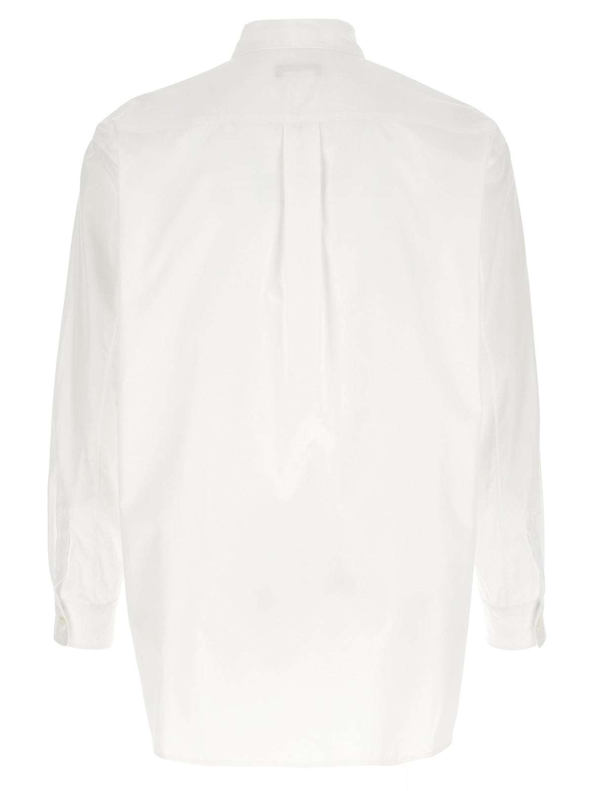 Comme Des Garçons Homme Plus Geometric Cut Out Shirt White
