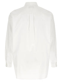 Comme Des Garçons Homme Plus Geometric Cut Out Shirt White