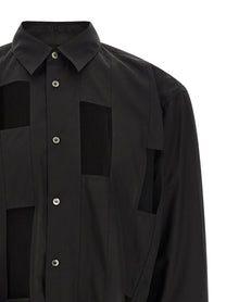 Comme Des Garçons Homme Plus Geometric Cut Out Shirt Black