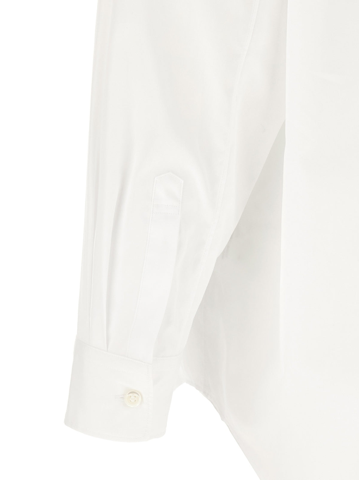 Comme Des Garçons Homme Plus Geometric Cut Out Shirt White