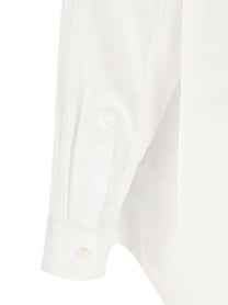 Comme Des Garçons Homme Plus Geometric Cut Out Shirt White