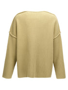 Jil Sander Geometric Neckline Sweater Green, view 2