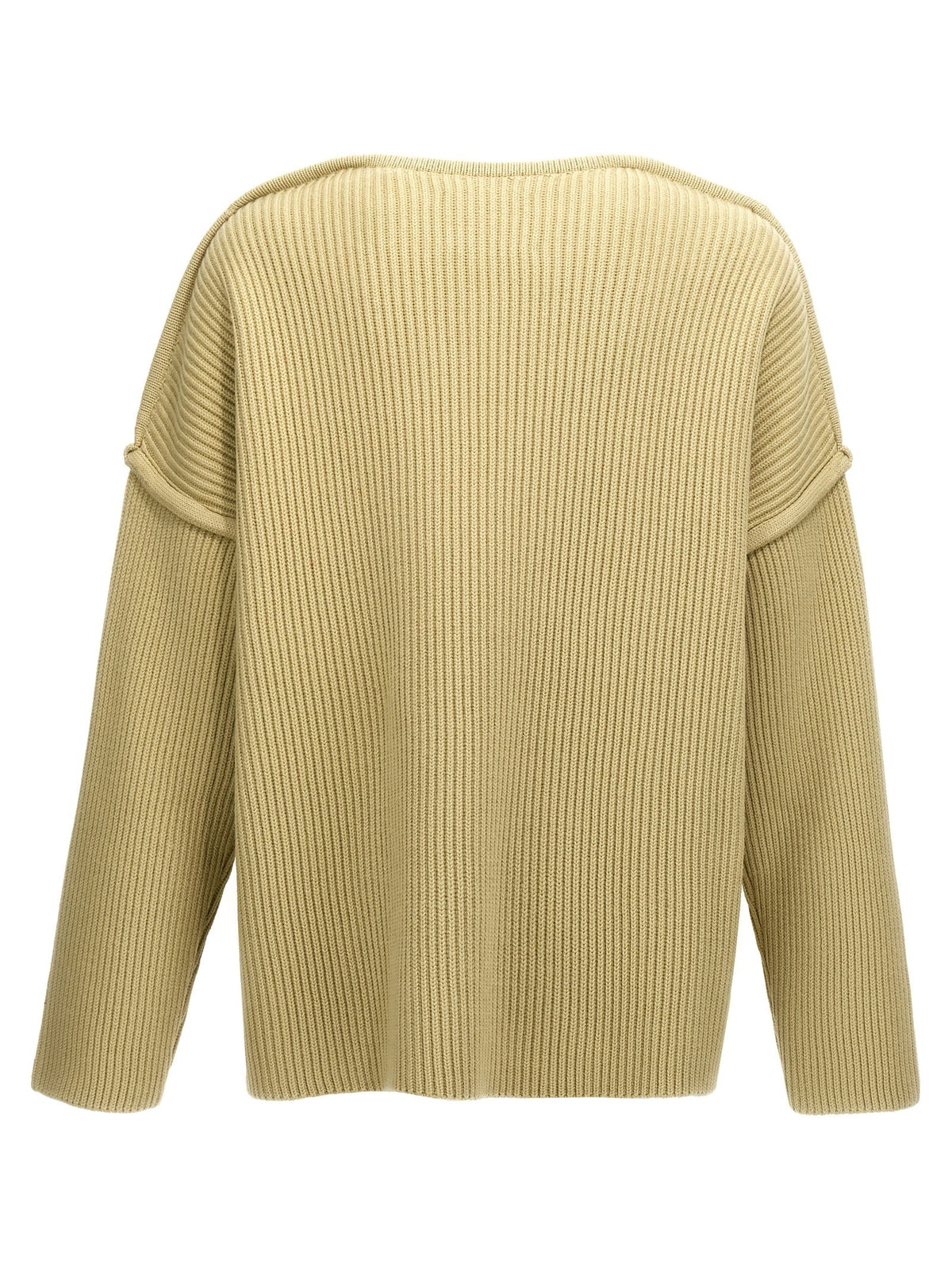 Jil Sander Geometric Neckline Sweater Green, view 2