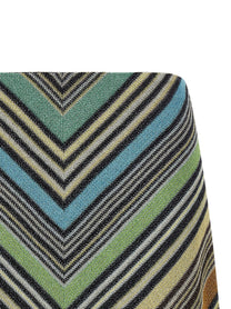 Missoni Geometric Pattern Skirt Gold