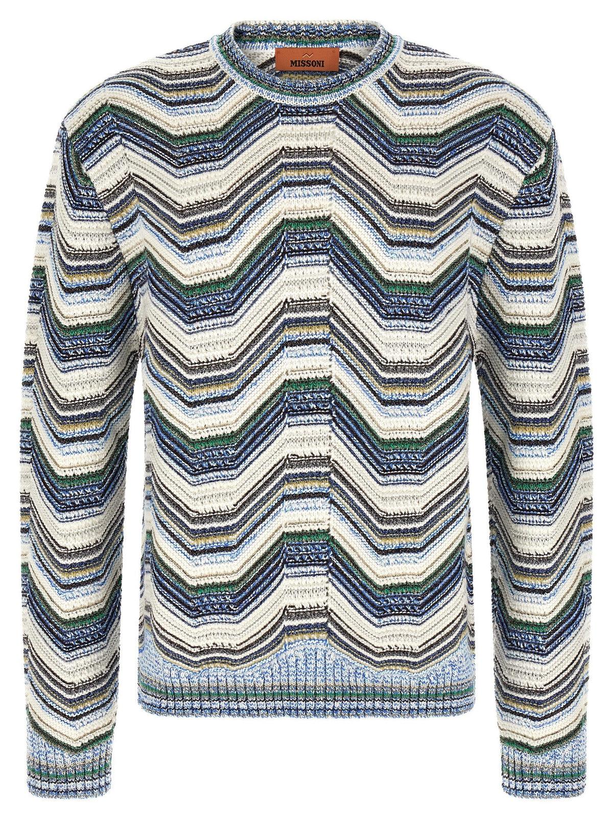 Missoni Geometric Zig Zag Sweater Gold
