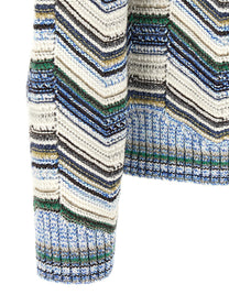 Missoni Geometric Zig Zag Sweater Gold