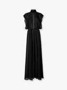 Fendi Women's Georgette Dress Black