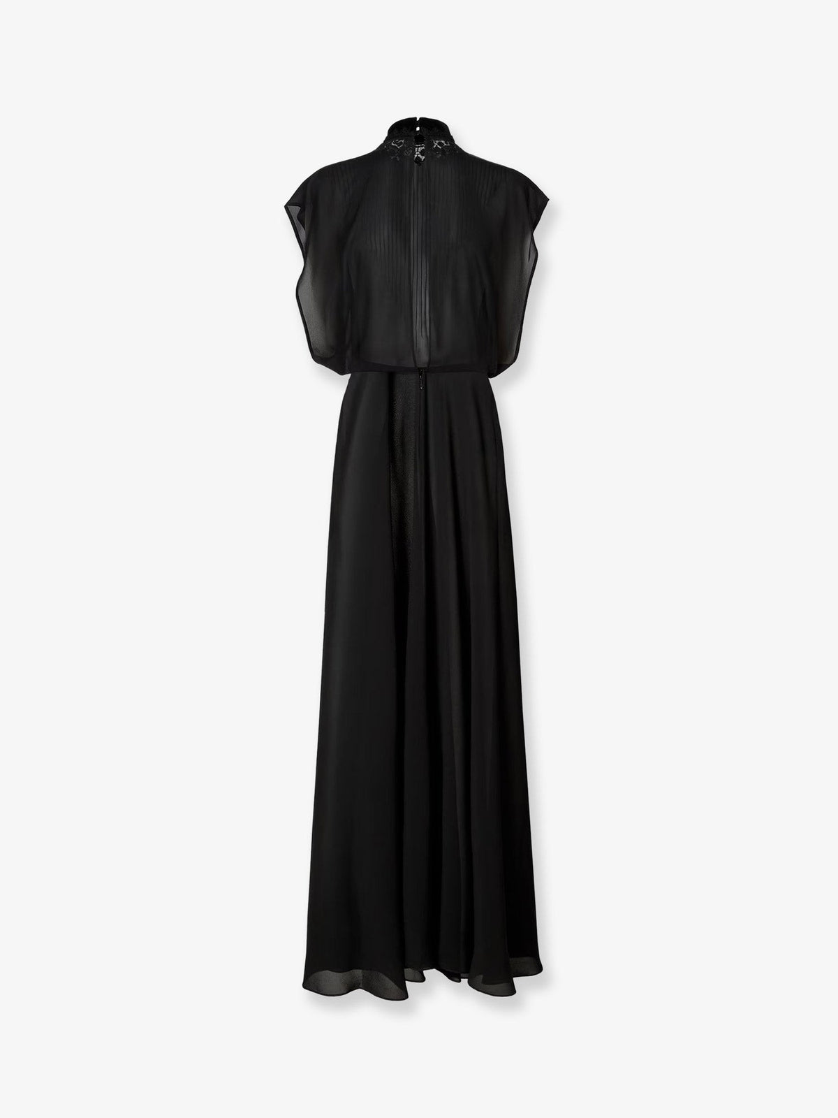 Fendi Women's Georgette Dress Black, view 2