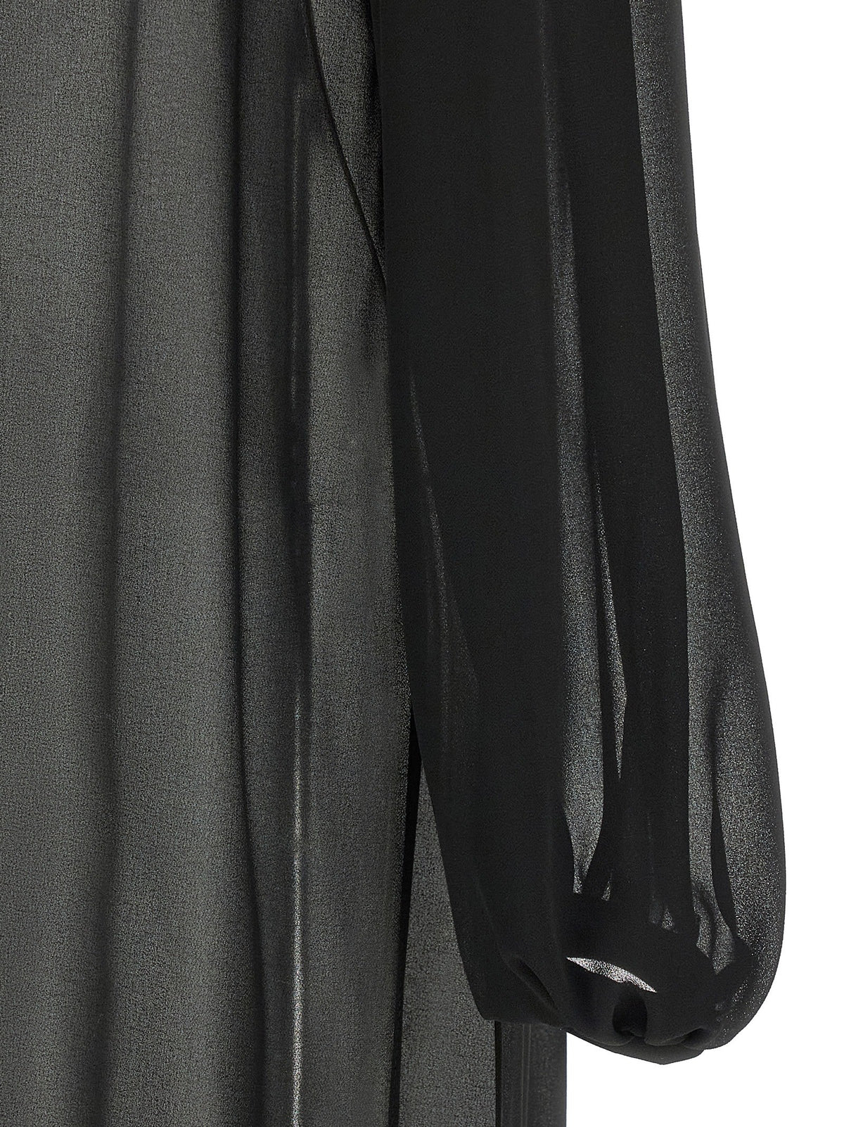 Elisabetta Franchi Georgette Jacket Black, view 4