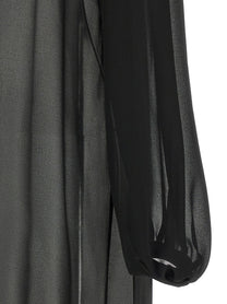 Elisabetta Franchi Georgette Jacket Black, view 4
