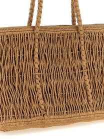 The Row Georgica Handbag Beige