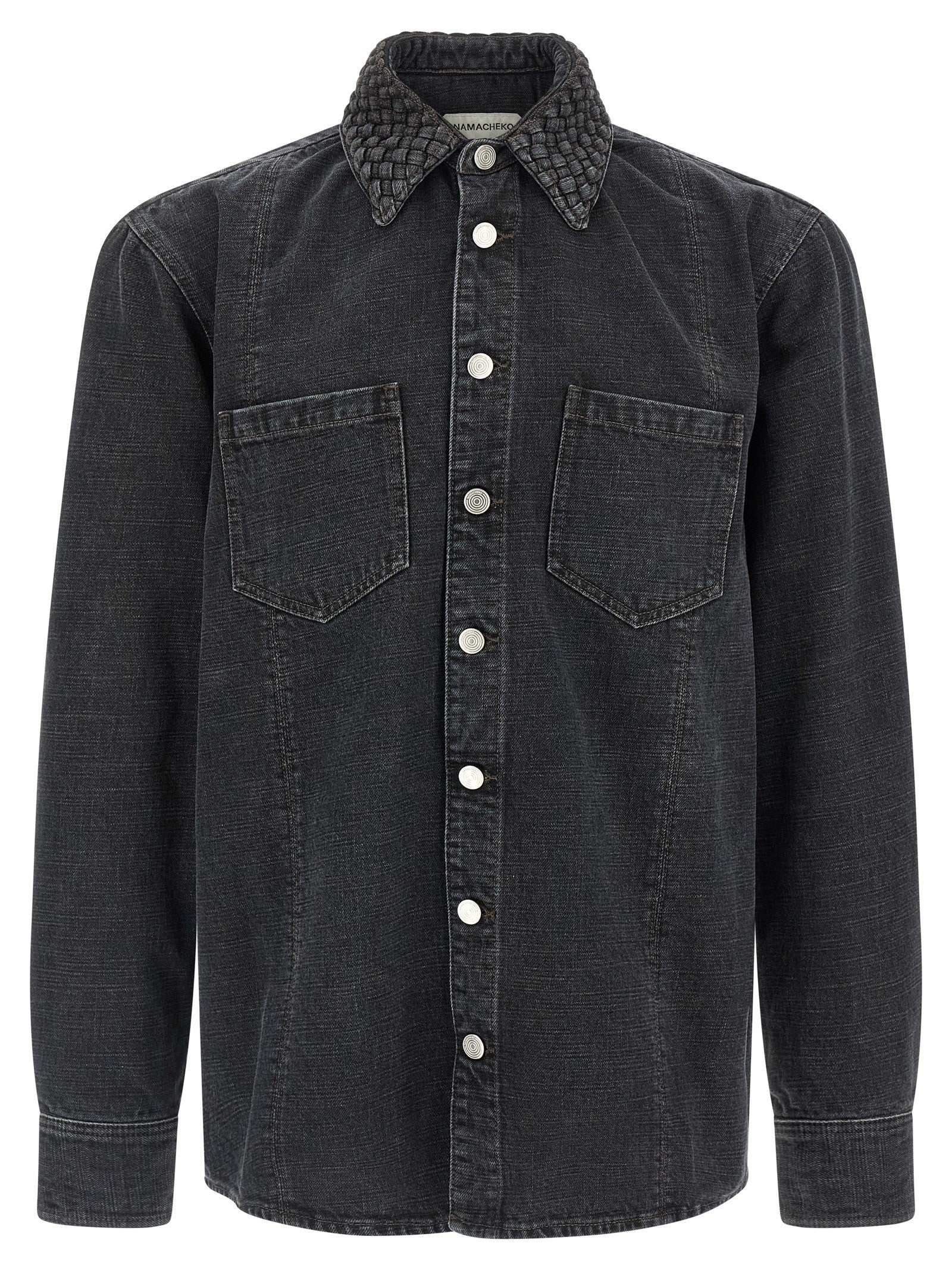 NAMACHEKO Gervis Braided Shirt Black