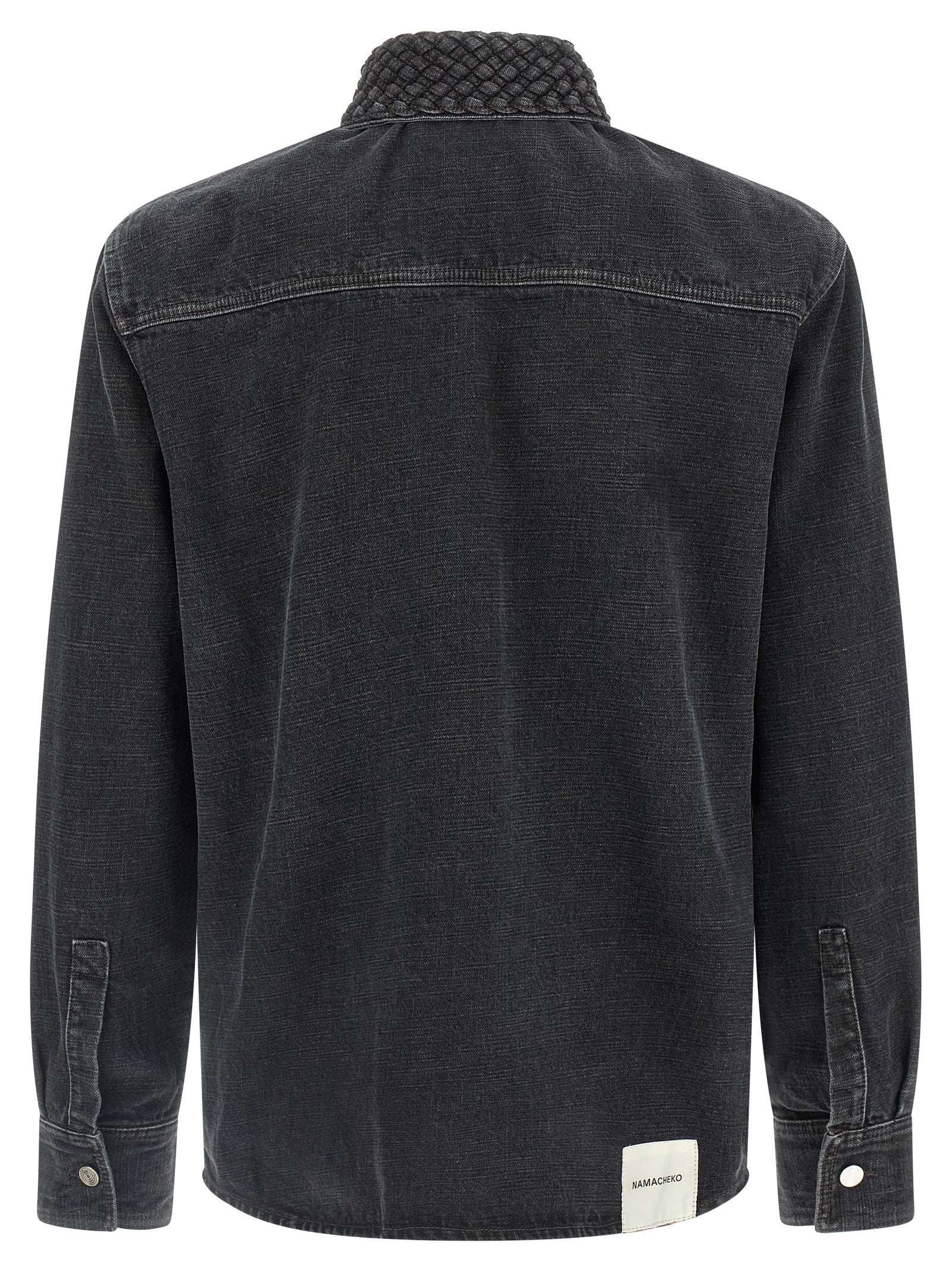NAMACHEKO Gervis Braided Shirt Black