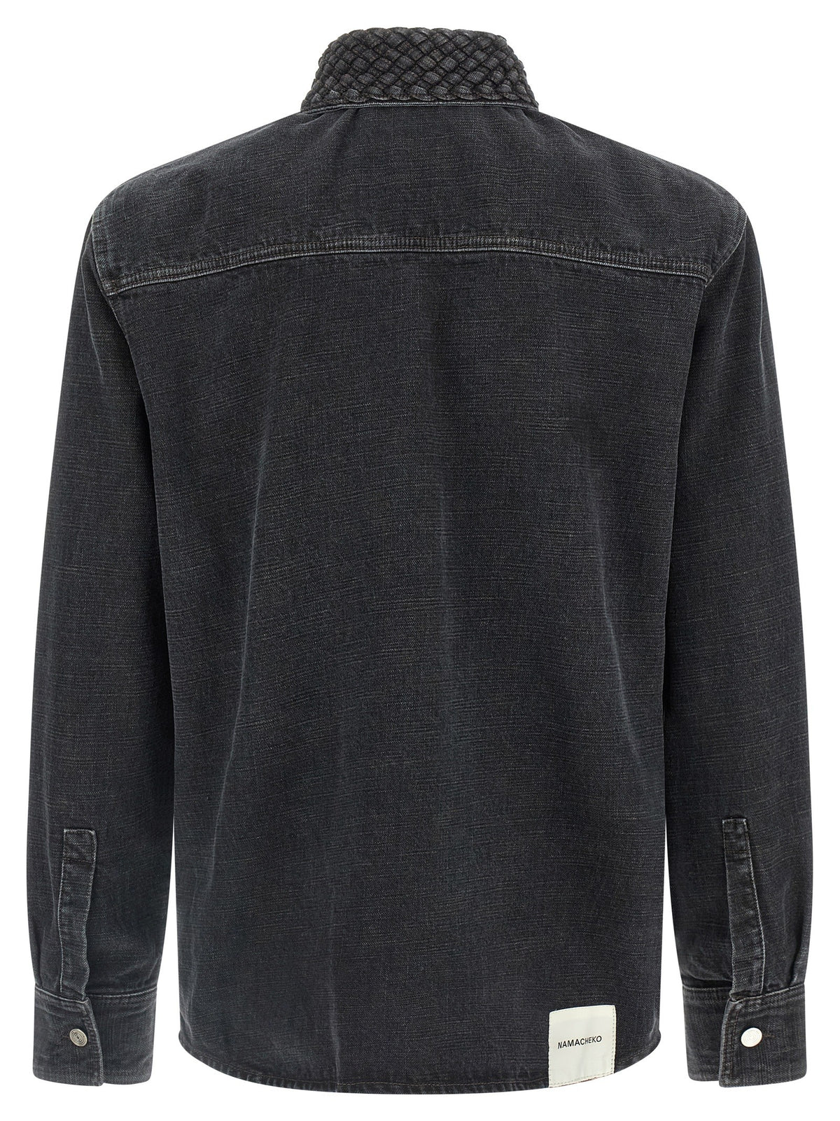 NAMACHEKO Gervis Braided Shirt Black, view 2
