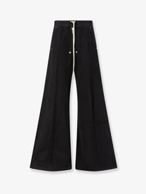 DRKSHDW Men's Geth Belas Cotton Trousers Black