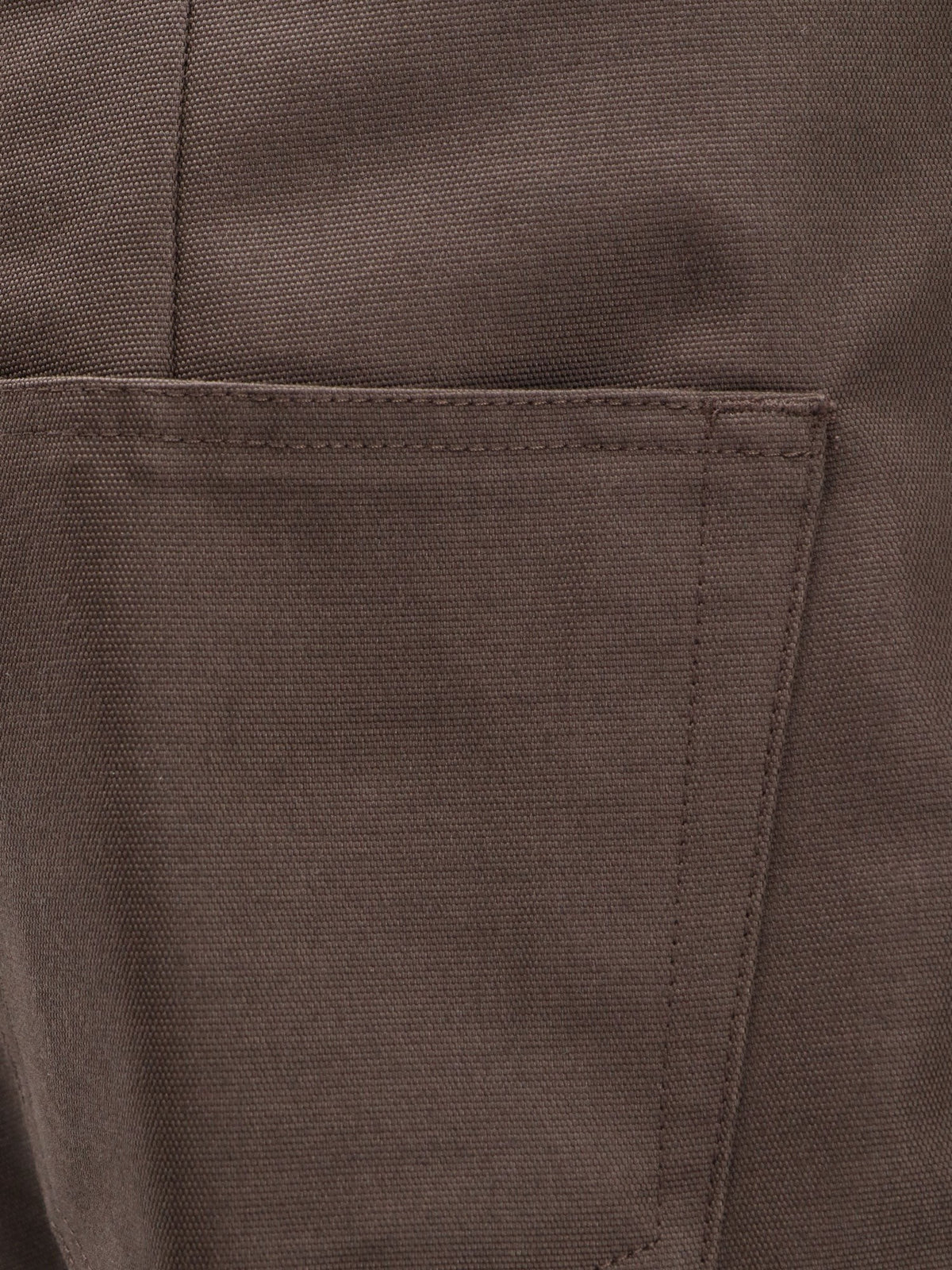 Rick Owens Men's Geth Recycled Material Trousers Grey, view 5