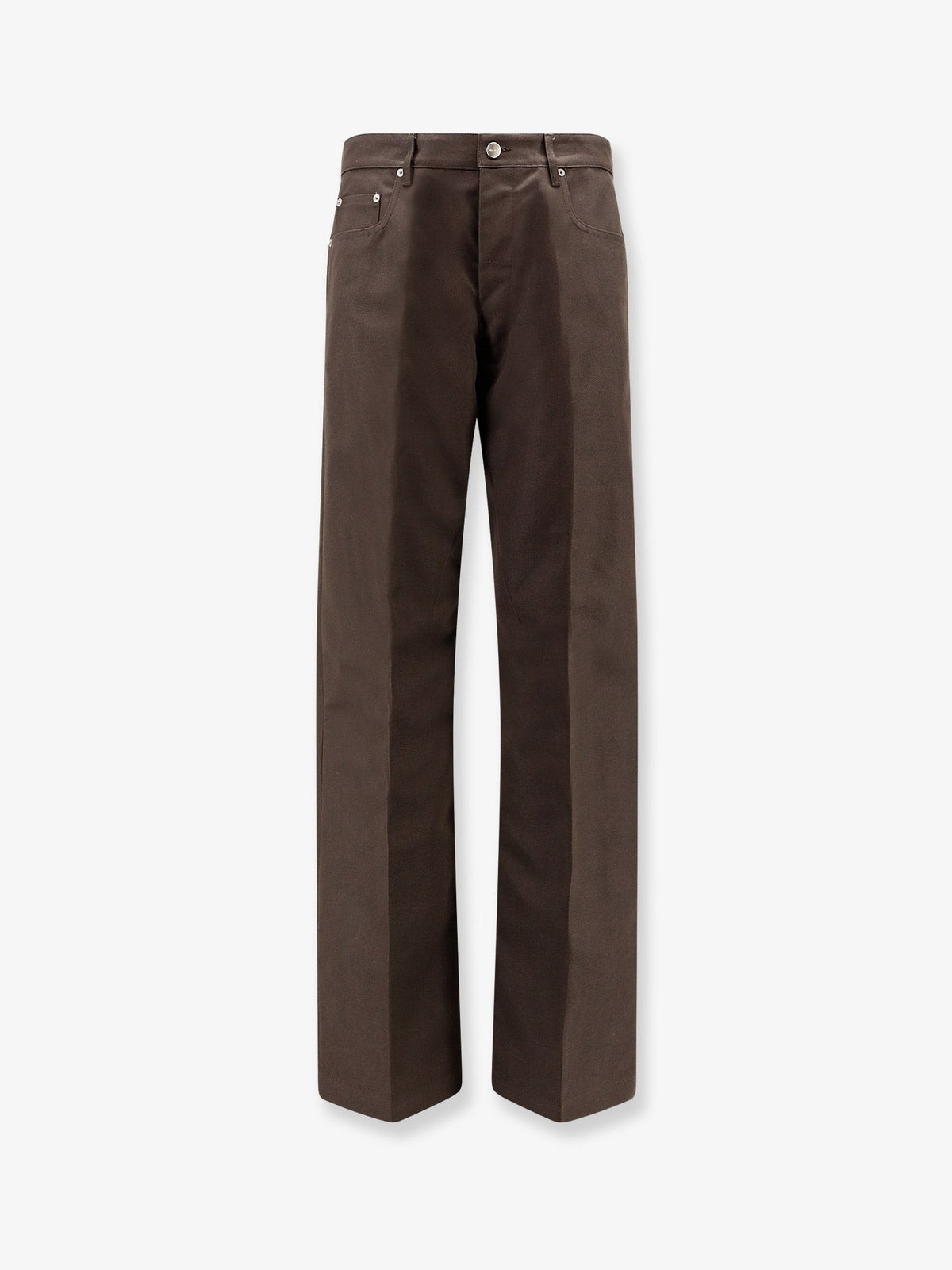 Rick Owens Men's Geth Recycled Material Trousers Grey