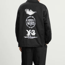 Adidas Y3 Unisex Gfx Coach Jkt Black Black