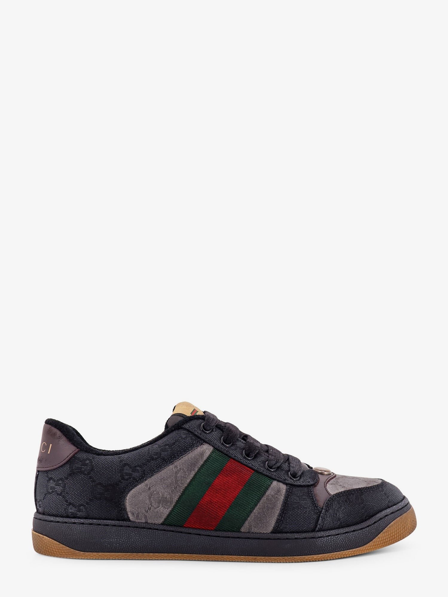 Gucci Men's GG Bicolor Fabric Sneakers Black