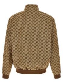 Gucci Men's GG Fabric Jacket Beige