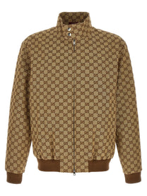 Gucci Men's GG Fabric Jacket Beige