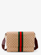 Gucci Men's GG Canvas Crossbody Bag Beige