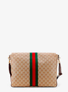 Gucci Men's GG Canvas Crossbody Bag Beige, view 2