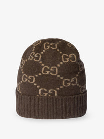 Gucci Men's GG Cashmere Hat Beige