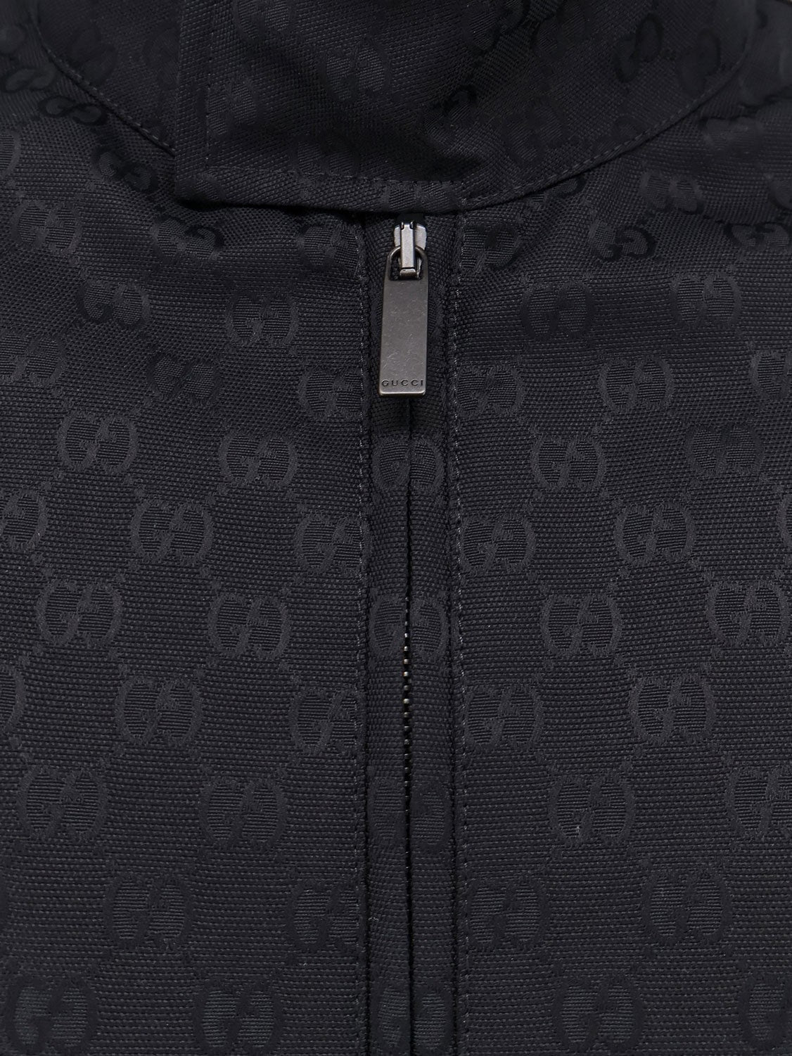 Gucci Men's GG Cotton Fabric Jacket Black