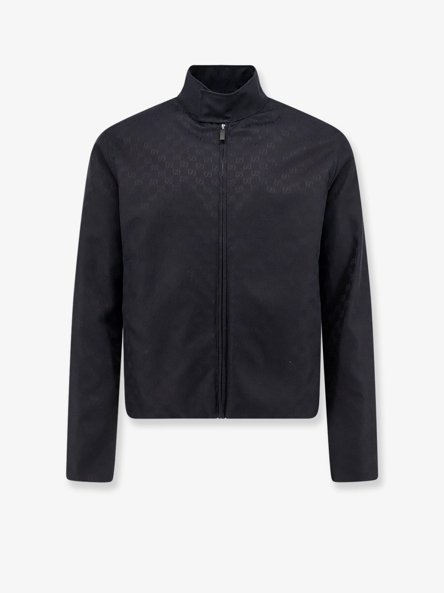 Gucci Men's GG Cotton Fabric Jacket Black