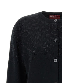 Gucci GG Crystal Cardigan Black