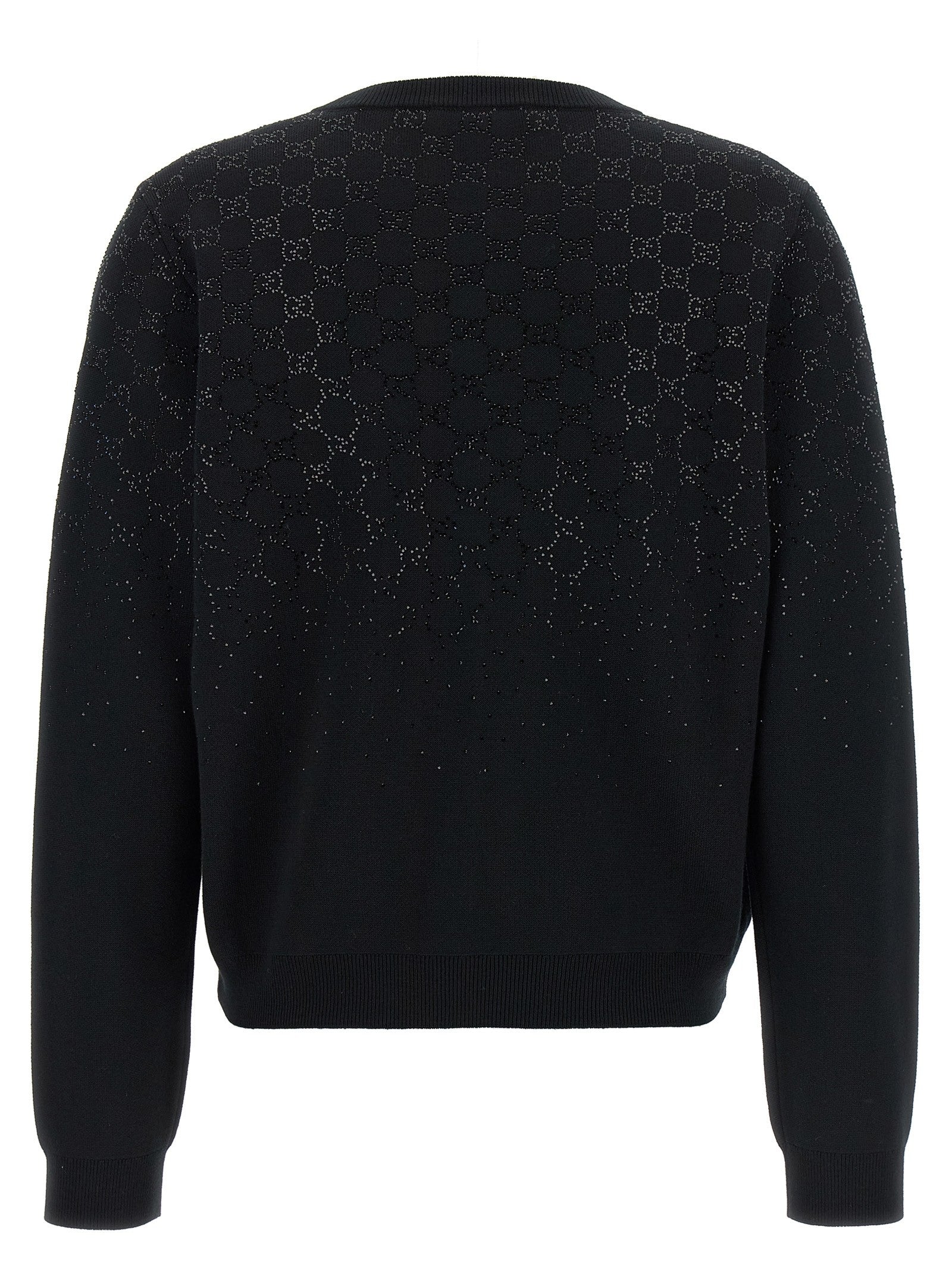 Gucci GG Crystal Cardigan Black