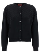 Gucci GG Crystal Cardigan Black