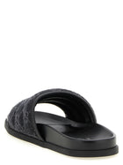 Gucci GG Denim Slides Black, view 3