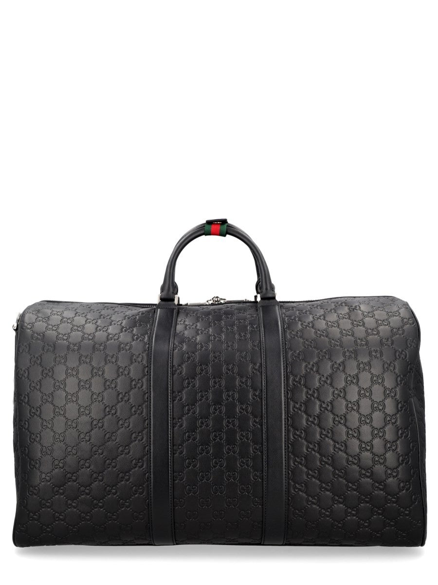 Gucci Men's GG Emblem Bag Black