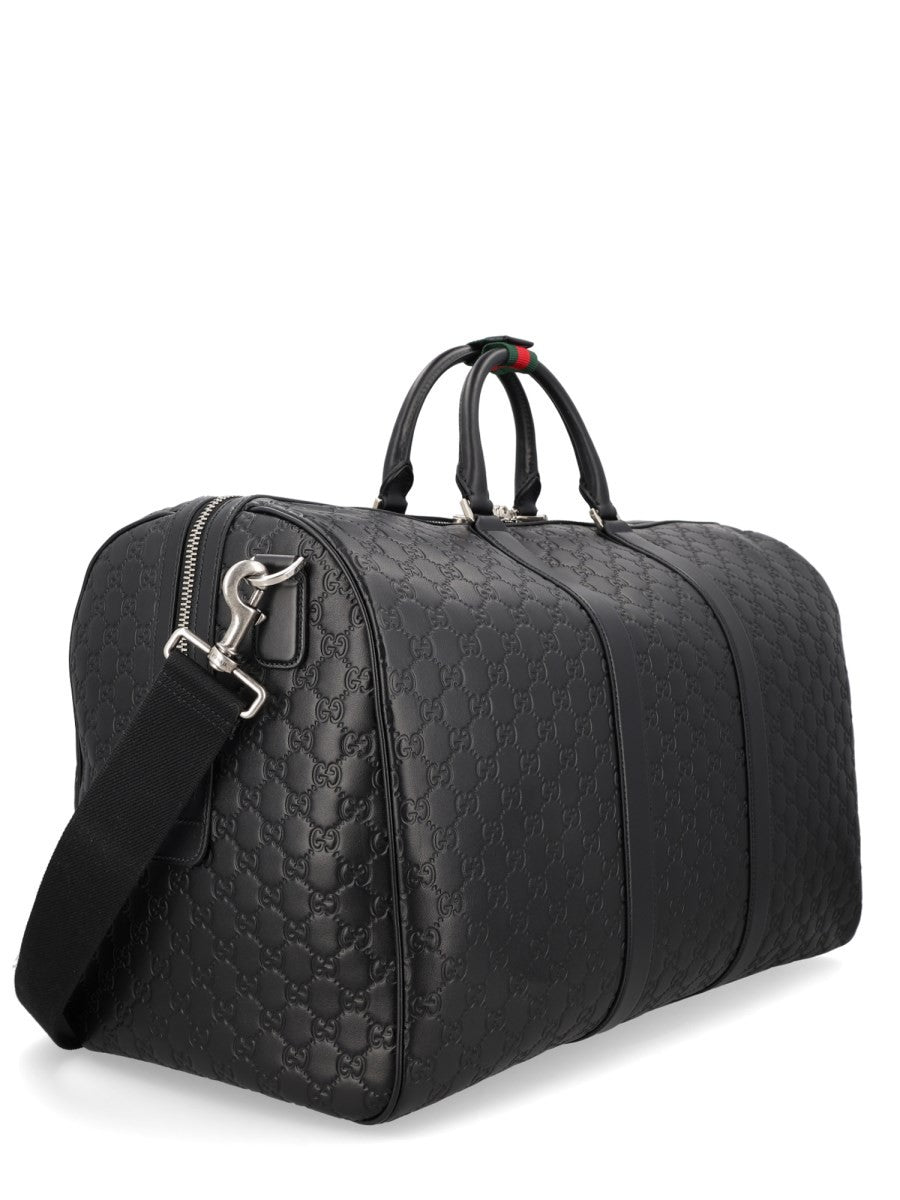 Gucci Men's GG Emblem Bag Black